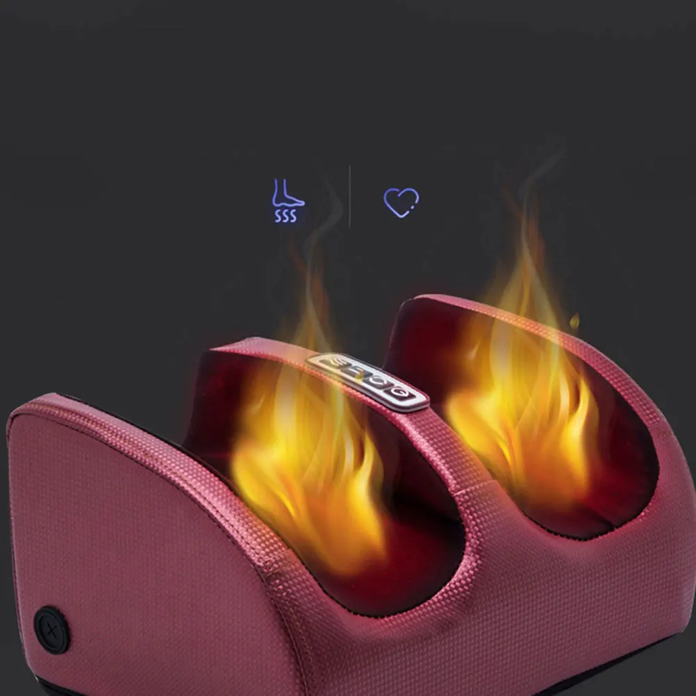

Foot Massager With Heat Kneading Function Pain Relief Small Electric Feet Massage Machine Warm Therapy For Home Office Use