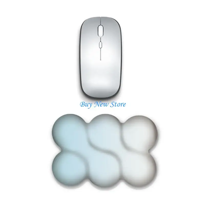 

20CE Wrist Rest Memory Foam Keyboard Mouse Pad Ergonomic Cloud Mousepad for Gamers and Professional
