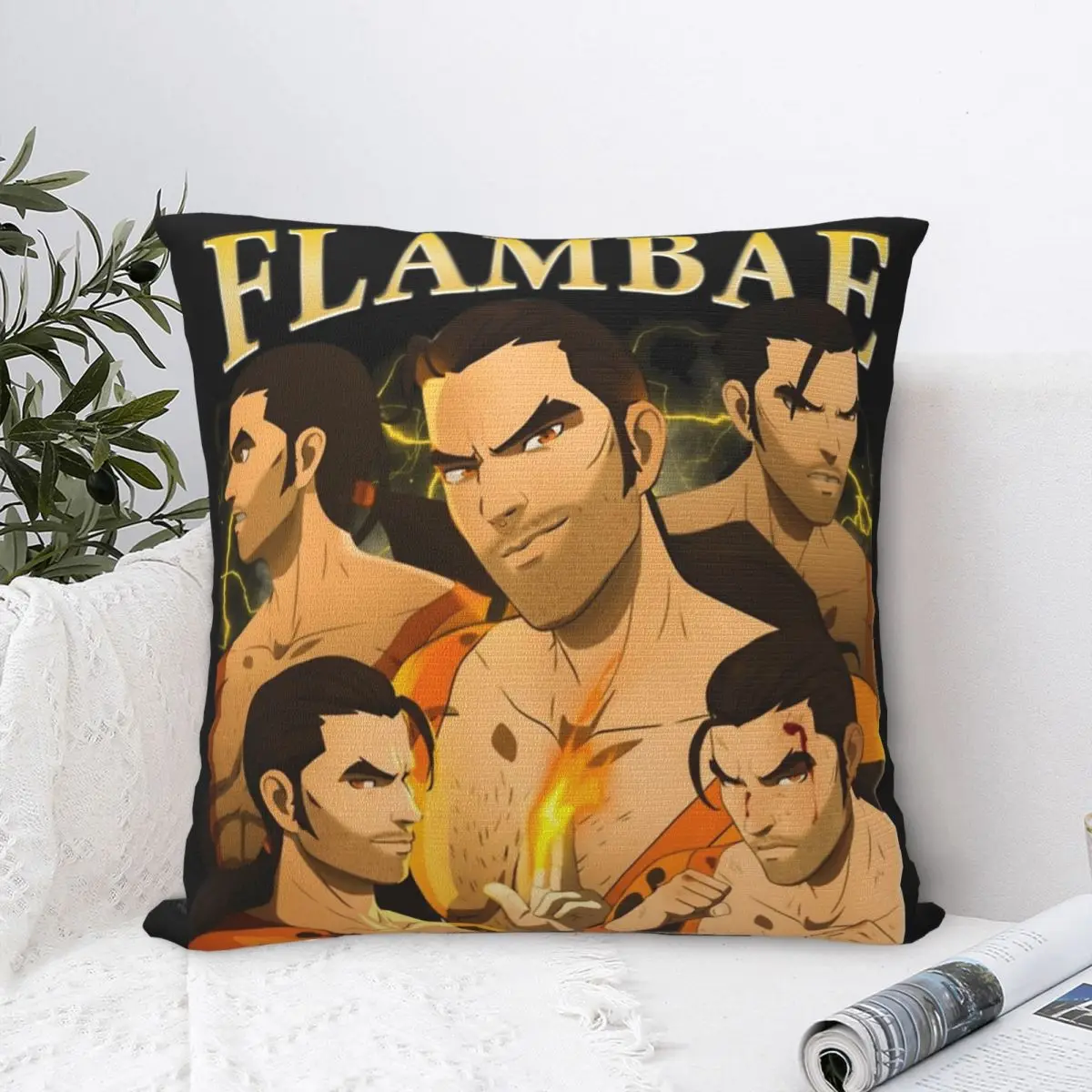Decorative Pillow Covers Vintage Flambae Dispatch Game Merch Seater Throw Pillow Case Cover Zipper Multiple Sizes Dropshipping