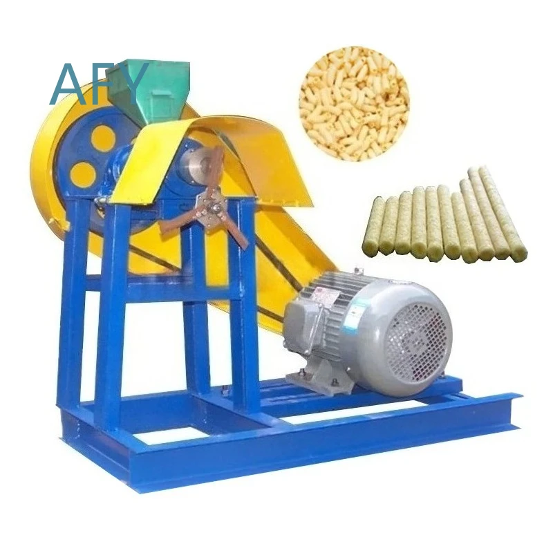 Industrial Corn Puff Making Machine for Snack Food Production Line High Output Corn Puff Extruder Equipment for Puffed Corn