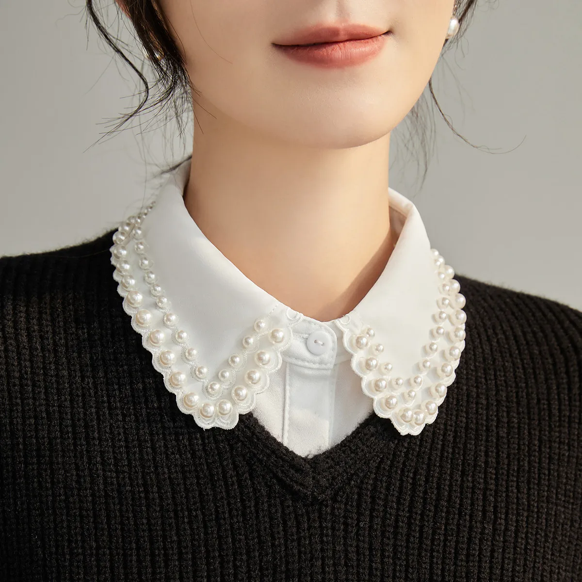 faionable-double-row-beaded-fake-collar-women's-irt-stand-collar-sweater-decorative-all-match-design-korean-sle-wide-pe