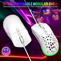 ZIYOU LANG D19 Mice G-PRO Wired Gaming Mouse, Up To 12,000 Dpi O-Model Rgb Programmable