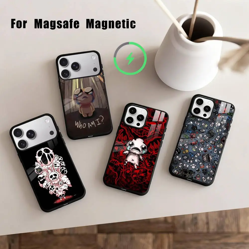 

T-The B-Binding Of I-Isaac-C Phone Case For iPhone17,16,15,14,13,12,11 Plus,Pro Max Magnetic For Magsafe Wireless Charging
