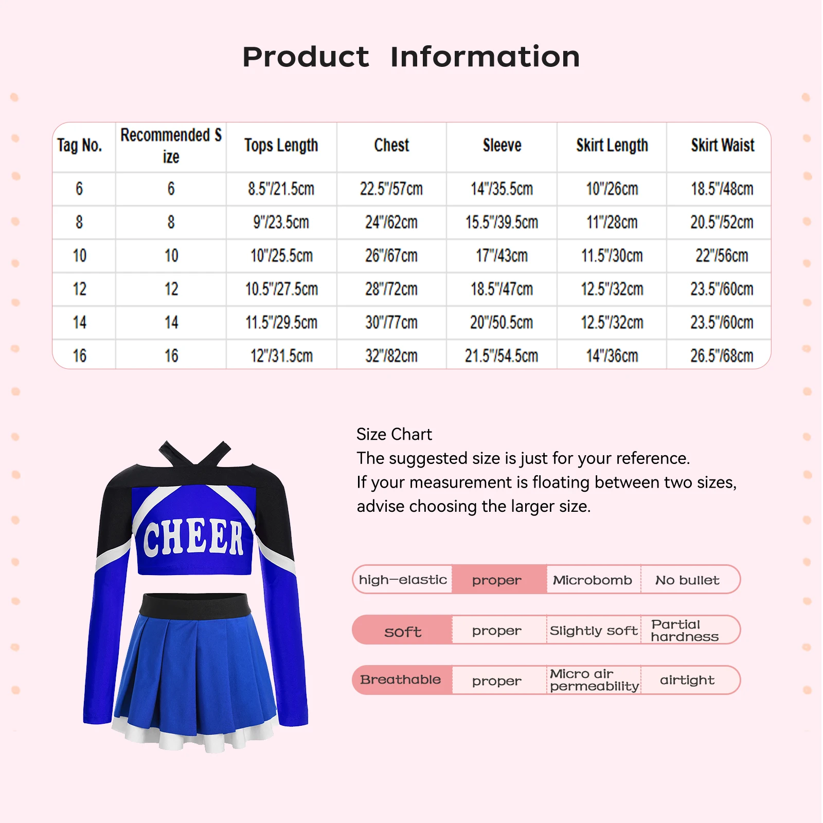 Kids Girls Cheerleader Performance Costume Cheerleading Uniform School Girls Dance Outfit Letter Print Crop Top with Skirt Sets
