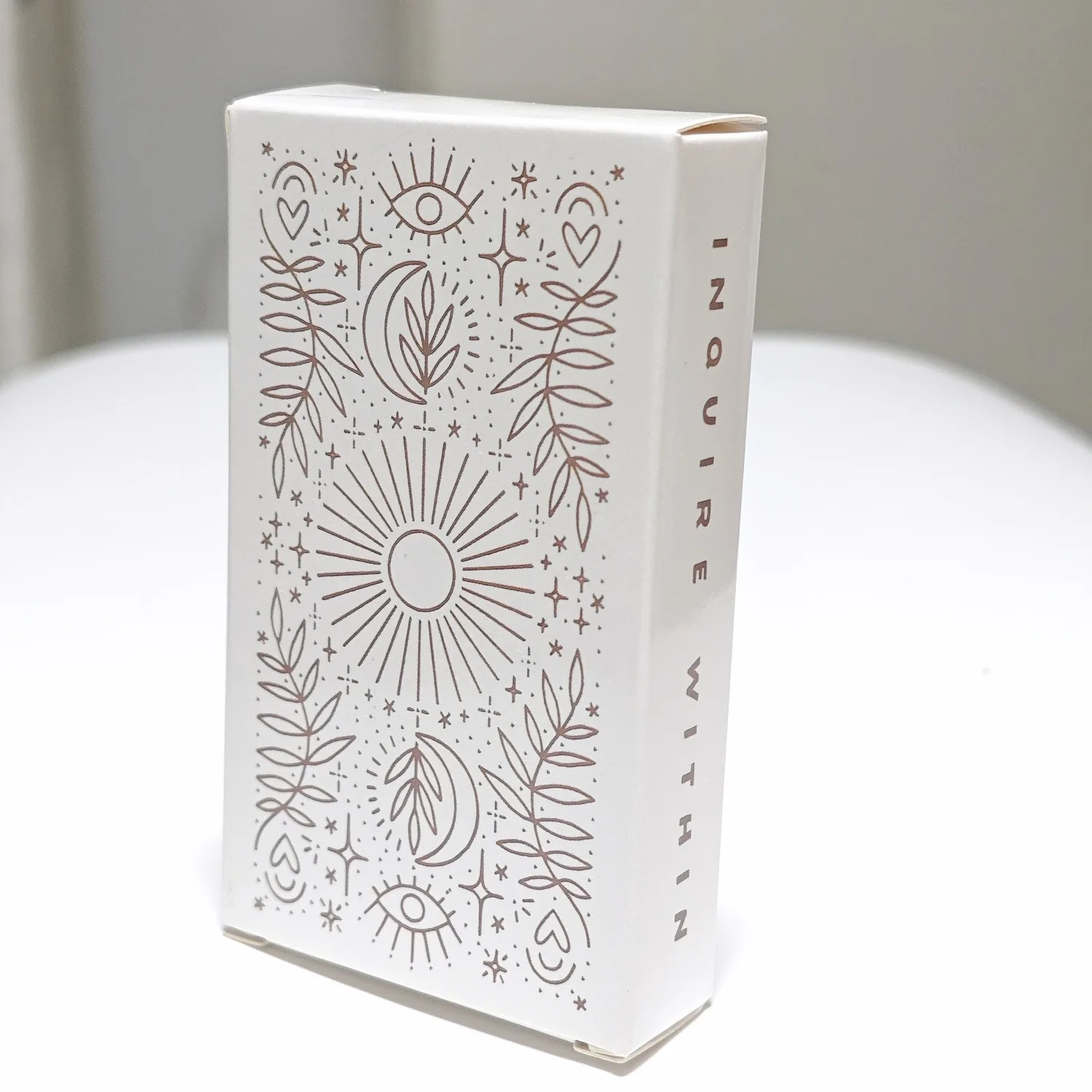 

Колода карт Таро Inquire Within, 10,3*6 см, карты для предсказания судьбы и гадания, идеально подходят для духовного наставления и коллекционеров.