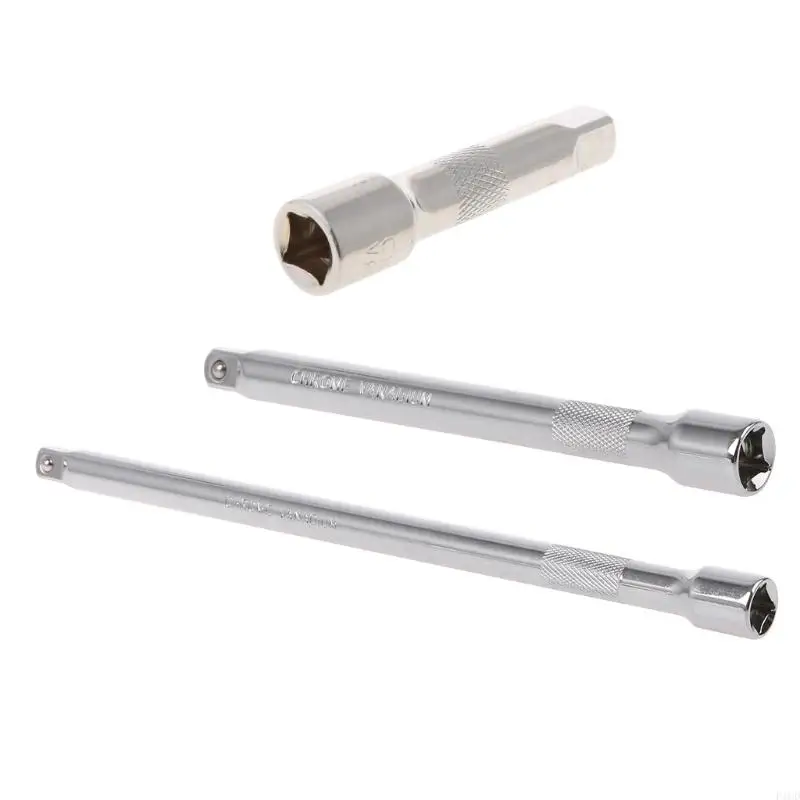 F1CD 3/8" Long Short Extension Bar Set Adapter Socket Ratchet Wrench Extender C