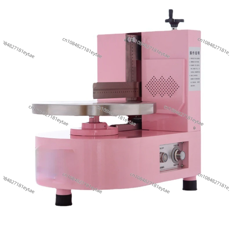 Automatic butter spreading and plastering machine Birthday cake plastering machine Household flat patterning and baking