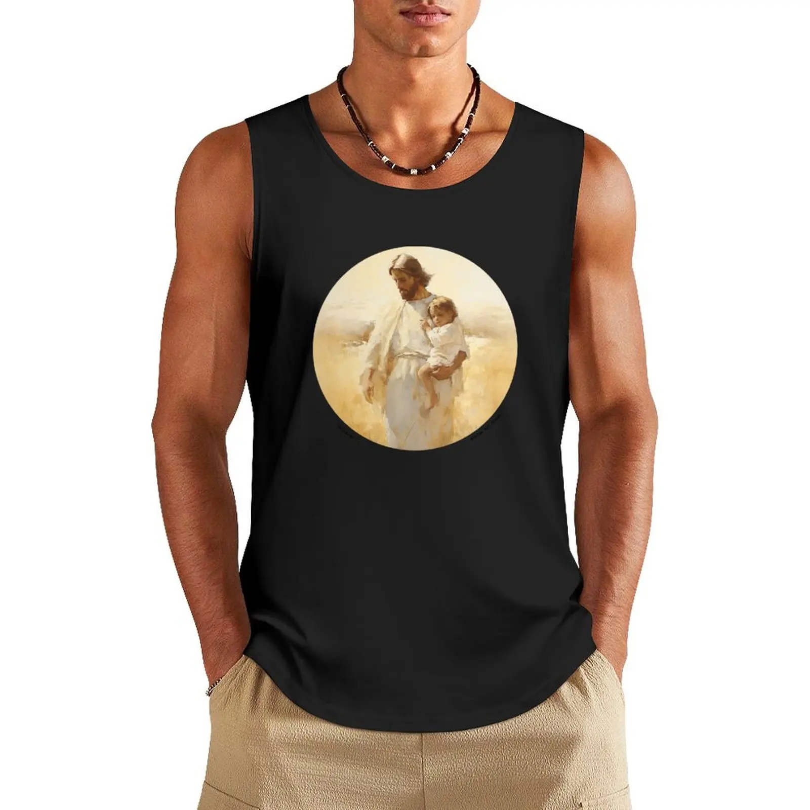

Jesus T Shirt, Bible, New Testament, Christian, Faith, Religious T Shirt Tank Top Sleeveless top Men's summer t-shirt