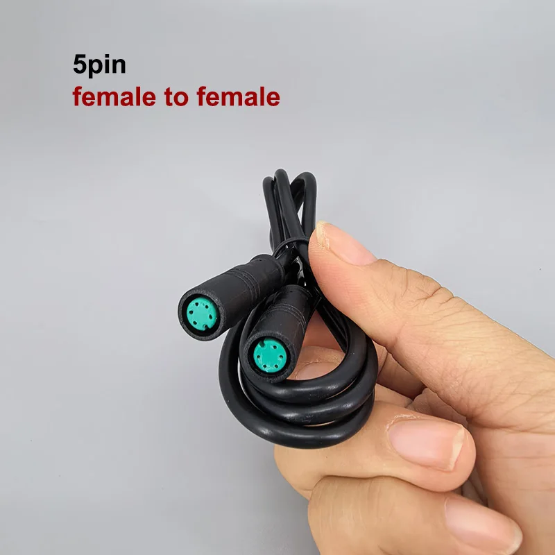 M8 2 3 4 5 6 8 Pin 1M E-bike Snelheidssensor man-vrouw M/F Verlengconnector Kabel Elektrische Fiets Waterdichte Ebike Draad