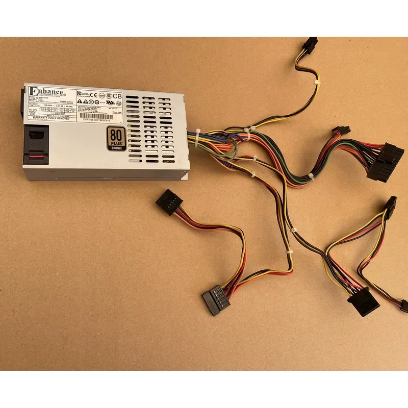for Yiheng FLEX ENP-7025 Small 1U Bronze NAS Silent Power Supply Genuine Disassembly