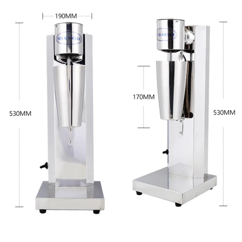 Stainless Steel Single Head Double Head  Shake Machine Tea Shop Commercial Milk Tea Mixer Electric k Foam Mixer