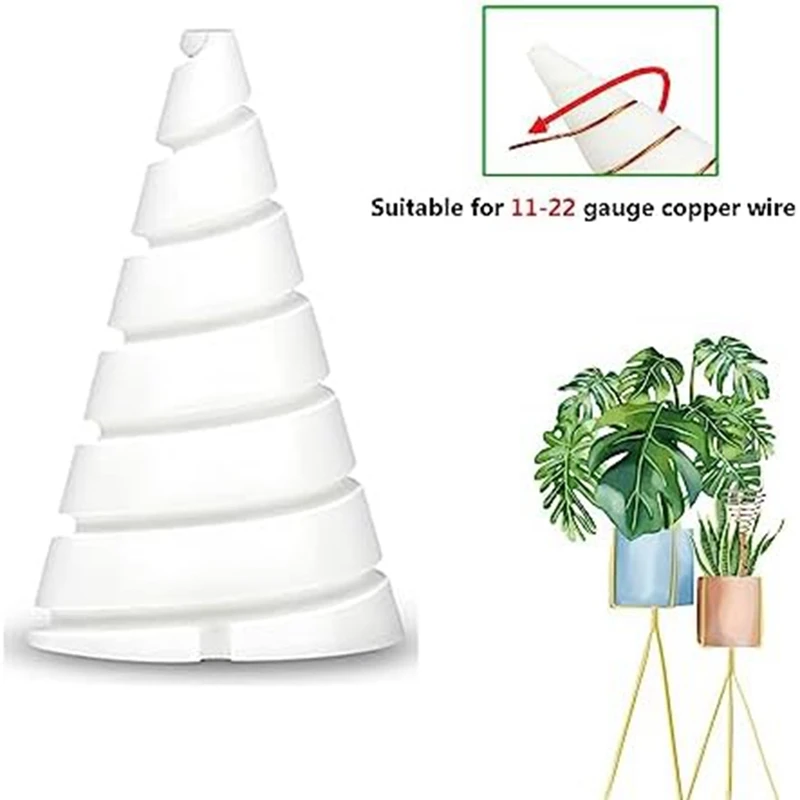 CEA 2Pcs Fibonacci Coil Winding Clips For Electric Culture Copper Garden Antenna, Electric Culture Garden Antenna