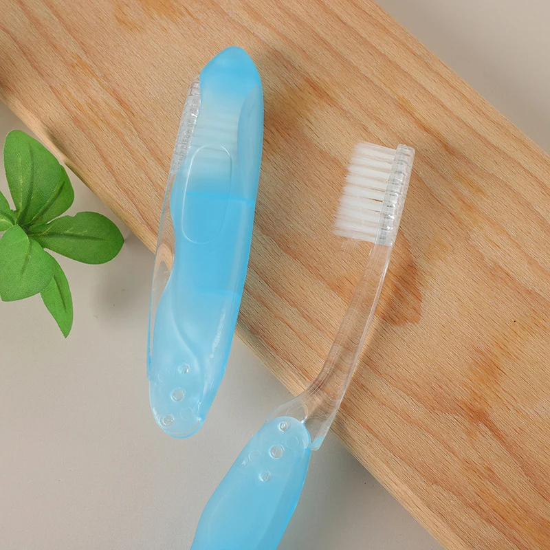 

1 шт. одноразовая складная дорожная зубная щетка, портативный инструмент для чистки полости рта для кемпинга и деловых поездок