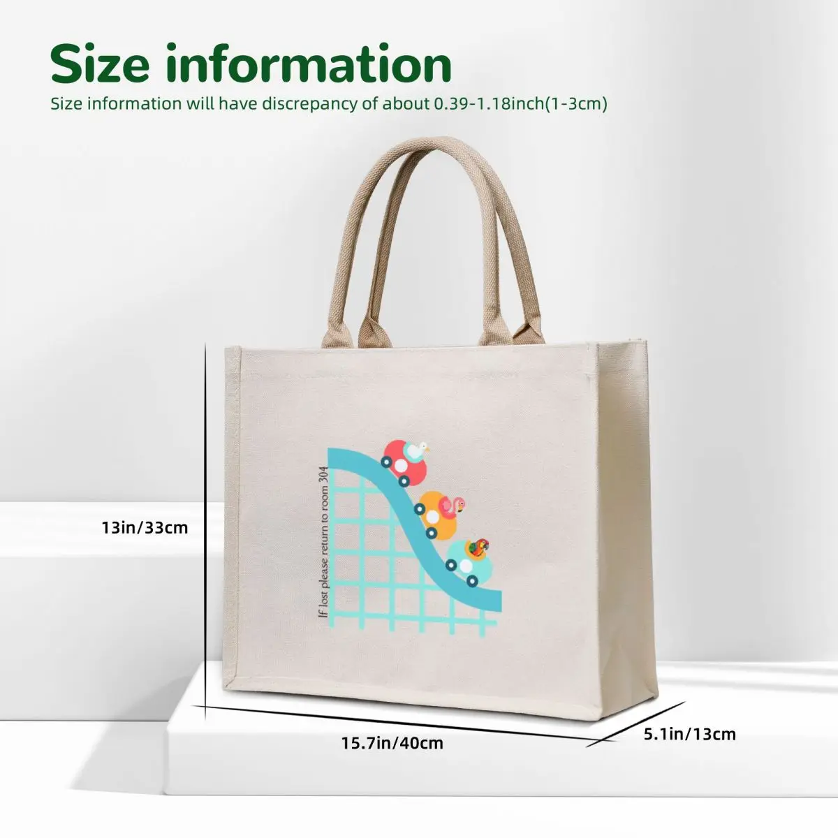Birds on a rollercoaster Tote Bag eco pack tote bags cloth bags Lady bags