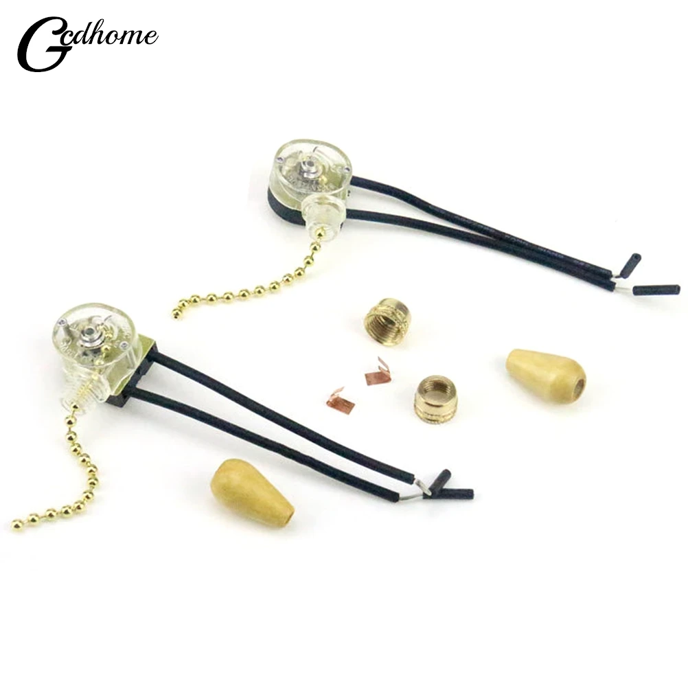 【New】Universal Ceiling Fan Wall Light Replacement Pull Chain Cord Switch Control