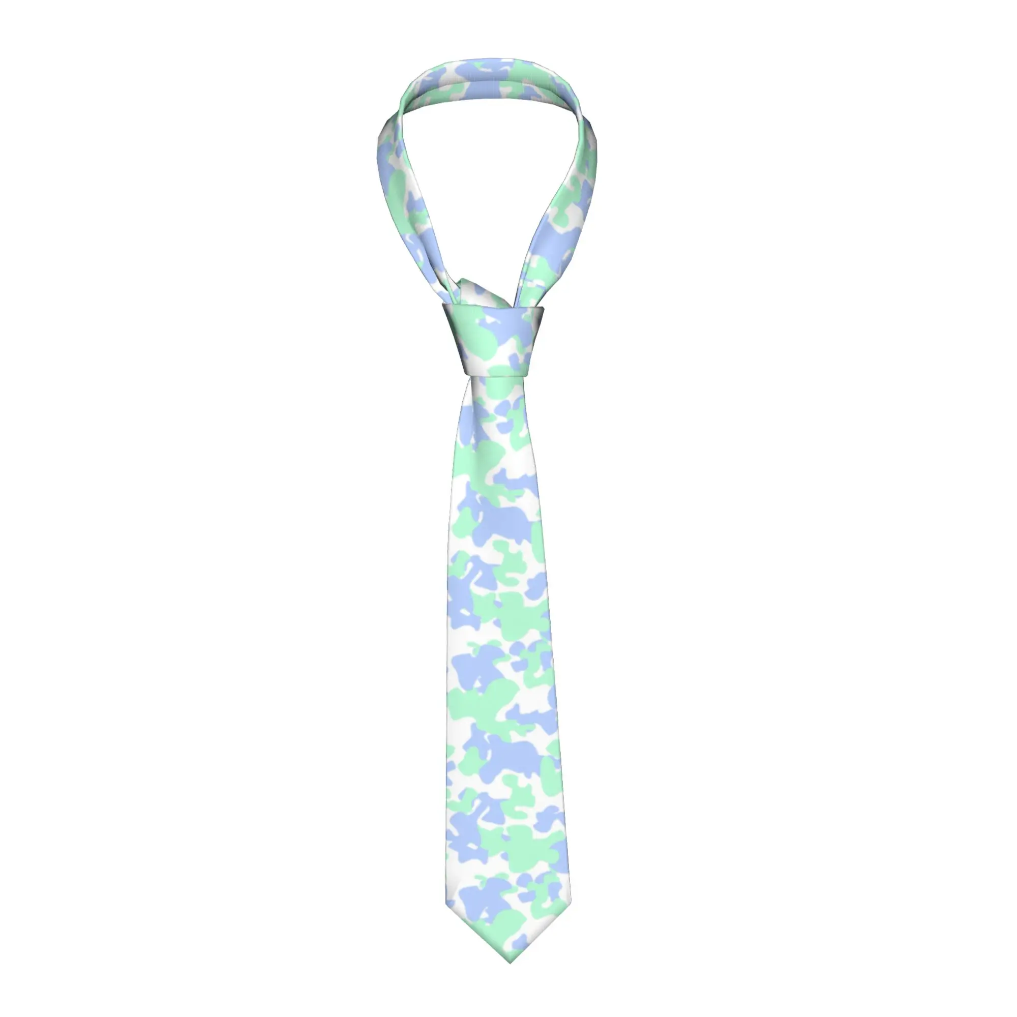 Camo Camouflage Neckties Men Women 8 cm Sea Texture Neck Tie for Mens Fashion Classic Daily Wear Gravatas Wedding Office