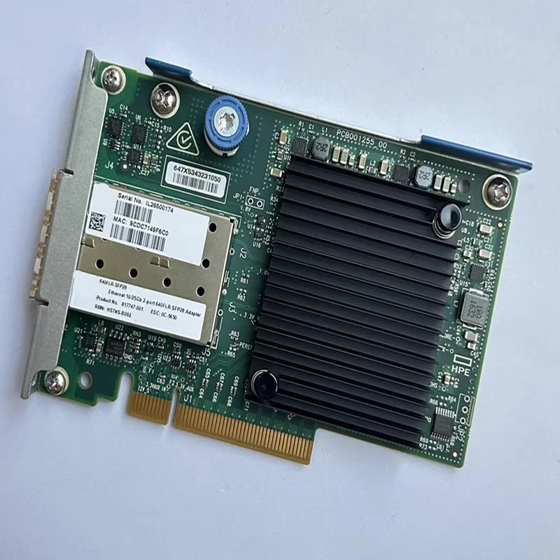 Original 640FLR-SFP28 840139-001 817749-B21 817747-001 25G Network Card for Server Workstation PC Industrial Control Machine