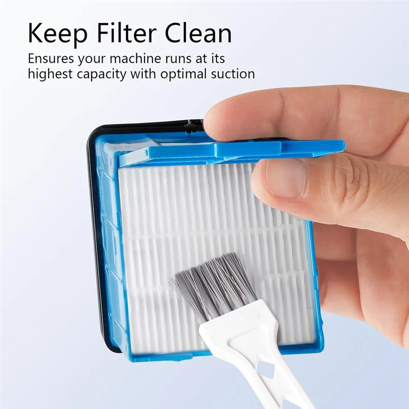 SANQ für Bissell Crosswave Omniforce 3882 3883 Staubsauger, Bürstenrolle, Hepa-Filter, Ersatzteile-Set