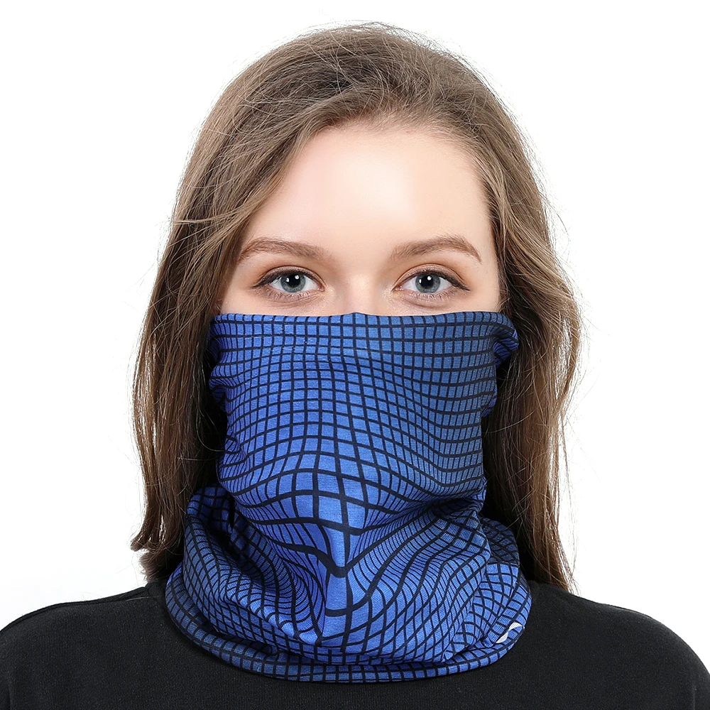 Versatile Seamless Bandana For Men Women Gradient Color Sports Mask Cycling Headband Face Shield Neck Scarf Ciclismo Balaclava