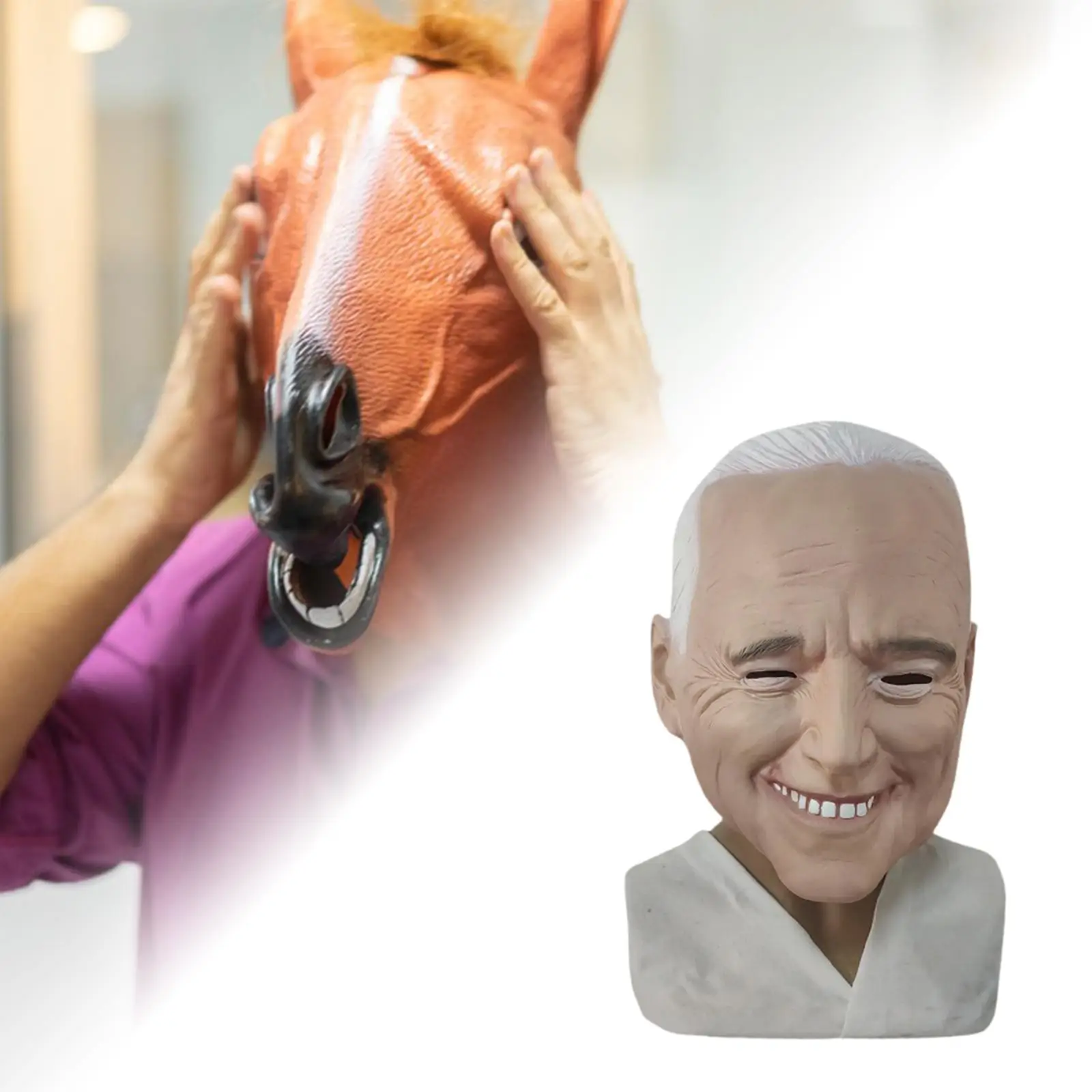 

Маска на Хэллоуин, косплей, знаменитость, забавная латексная маска для дня рождения