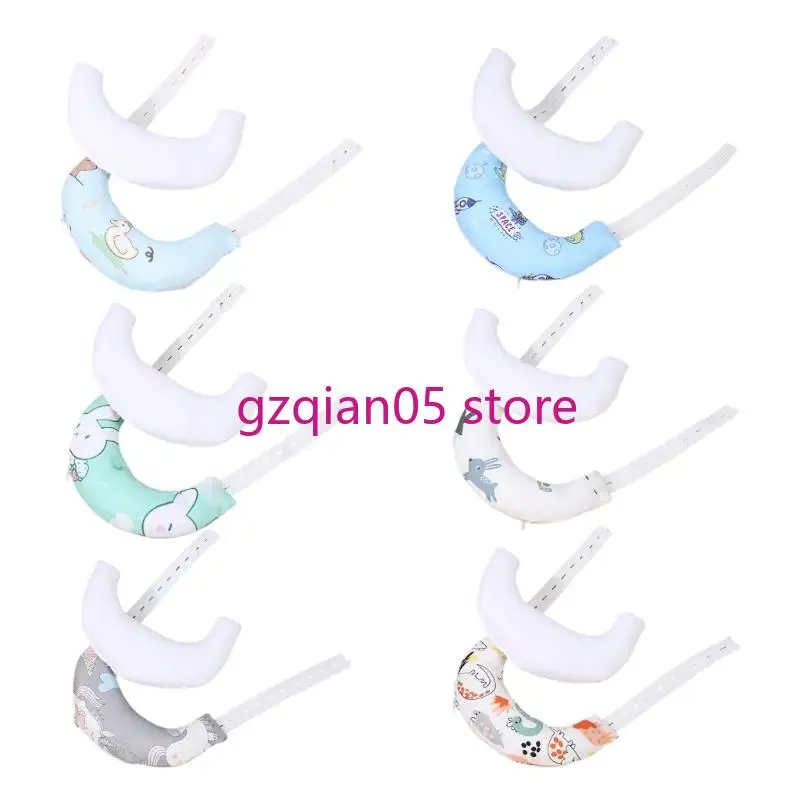 وسادة نوم مريحة للأطفال من N7ME مع وسادة قطنية مريحة لدعم الرقبة مع غطاء قابل للإزالة لحديثي الولادة #1