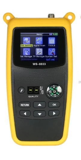 

WS-6933 DVB-S2 диапазон цифрового спутникового искателя — совместима с GT Media V8, высокоточный спутниковый измеритель сигналов