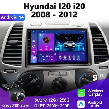 شاشة 2K بتقنية Incell، راديو سيارة بنظام Android 14 CarPlay لسيارة هيونداي i20 موديلات 2008-2012، مشغل وسائط متعددة، مشغل فيديو، نظام تحديد المواقع العالمي (GPS)، نظام CarPlay، ستيريو، مشغل DVD، يدعم شبكة الجيل الخامس (5G). 10 best sales هيونداي i20 - №7