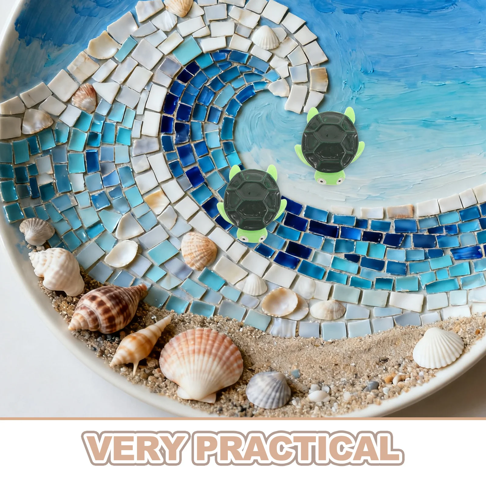 20 قطعة السلاحف البحرية تماثيل مصغرة واقعية الراتنج السلاحف الصغيرة الزينة حوض السمك تررم خزان الأسماك تحت الماء مايكرو