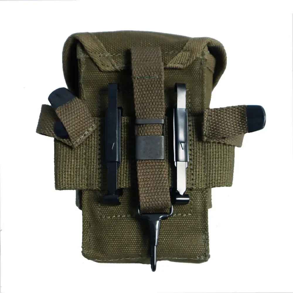 WWII WW2 M1956 Long 20rd Pouch Molle Hard Purse Replica WW2 U.S. Vietnam, Universal Canvas Tactical Bag for Men