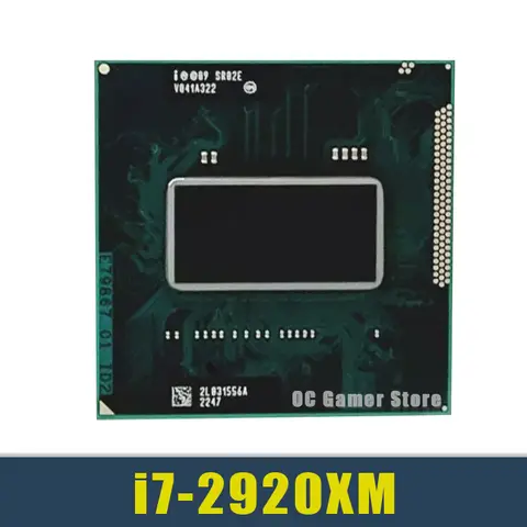 Core i7-2920XM i7 2920XM 2.5GHz 8MB 55W Quad-Core Eight-Thread Laptop CPU Processor Socket G2 / rPGA988B HM65 QM67 HM76