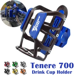 Acessórios de montagem para motocicletas, Drink Cup Holder for Yamaha Tenere 700, Tenere700, 2021, 2022, 2023