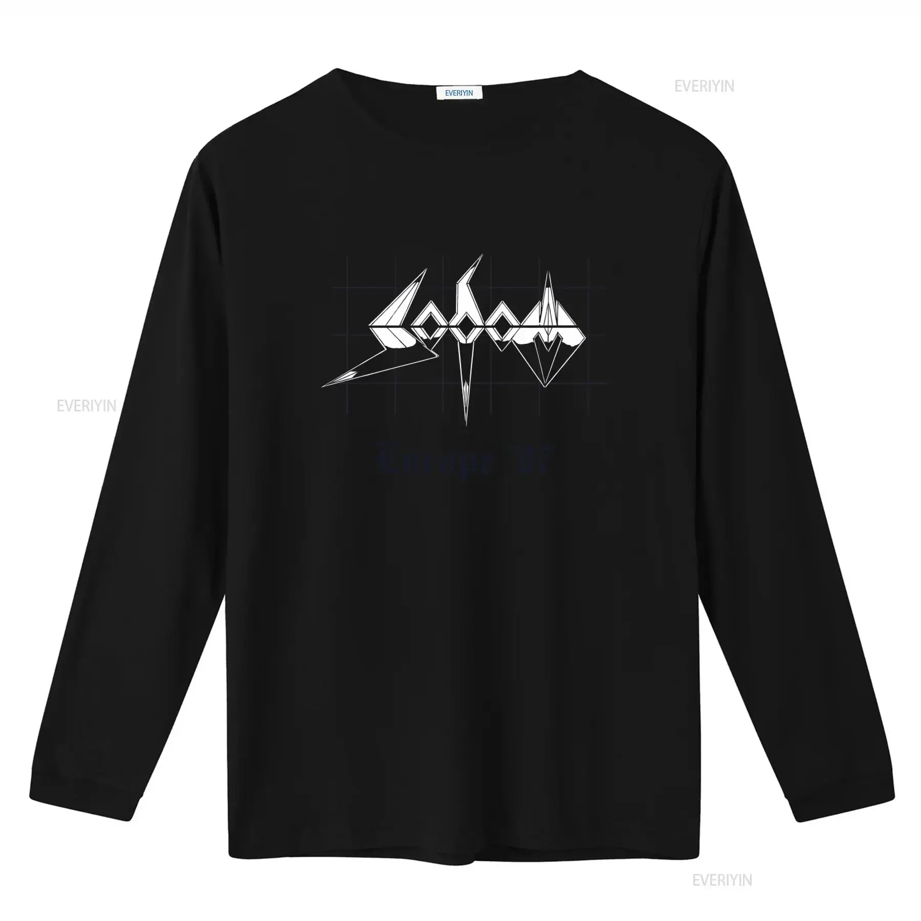 Sodom Europe 1987 Heavy Metal Thrash T shirt Tankard Destruction Kreator NWOBHM Style vintage Washed Breathable