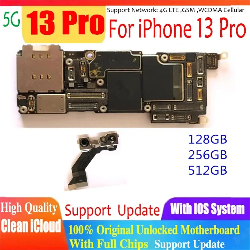 Mainboard For iPhone 13 13 Pro 13 Pro Max Motherboard With Face ID