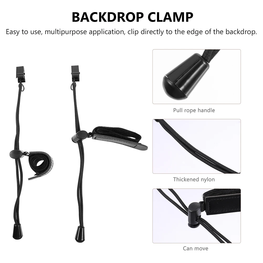 

6Pcs Background Clamps Backdrop Clips Durable Photography Clamp Clip Photo Photo Backdrop Clips Studio Props