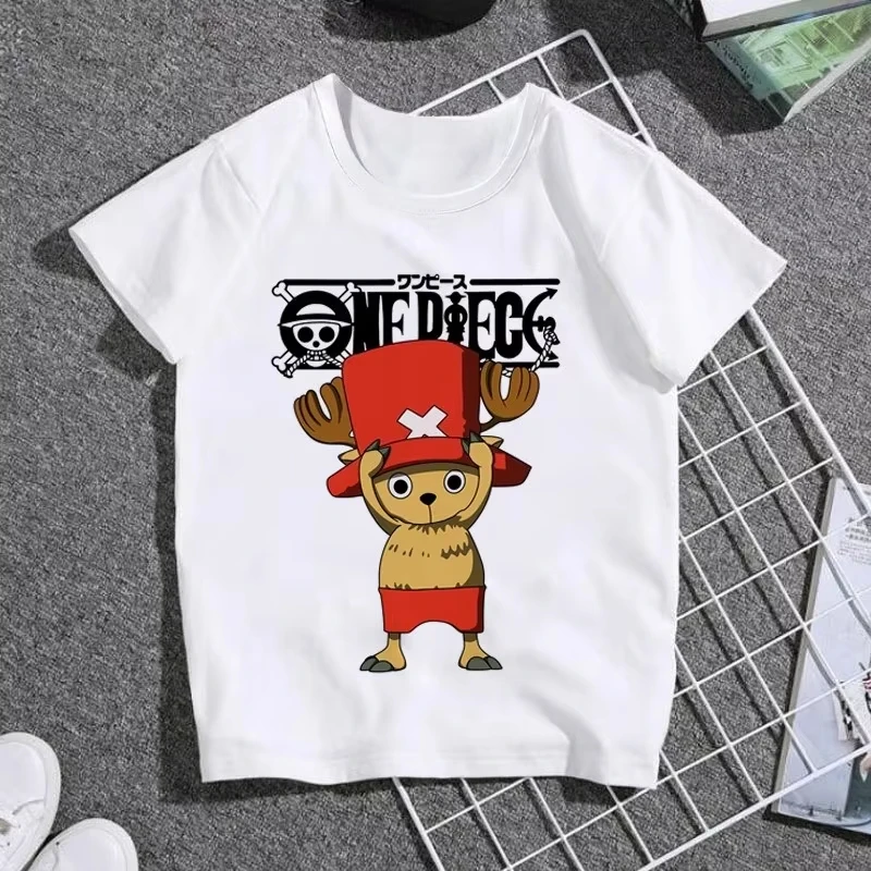 2026 One Piece Luffy Zoro Printed Cotton Short-sleeved T-shirts Cartoon Men's and Women's Summer Casual Versatile Top Y2k Tee
