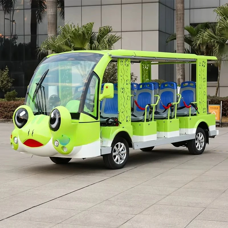 حافلة لمشاهدة معالم المدينة الكرتونية الكهربائية، حافلة جولة متنزه، حافلة صغيرة، منطقة المناظر الطبيعية الخلابة، النقل، معالم المدينة، الشركة المصنعة للمدرب