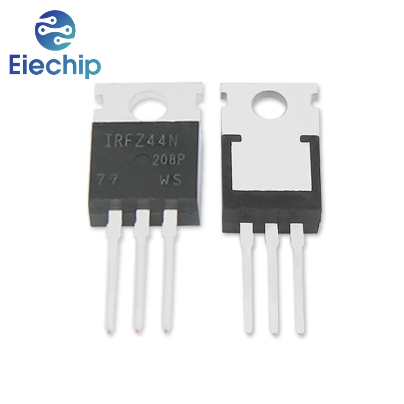 5/10pcs IRFZ44 Transistor TO-220 49A 55V IRFZ44NPBF MOSFET Field-Effect Transistors