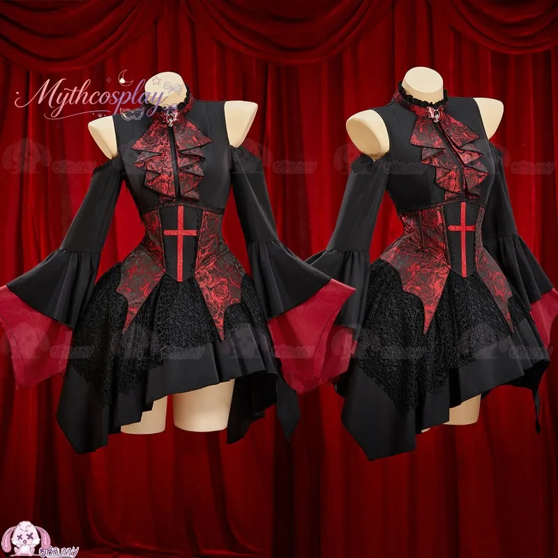 Vampire Knight Gothic Lady Cosplay Costume Vampire Knight Gothic Lady Costume Dark Gothic Prince Corset Dress MythCosplay