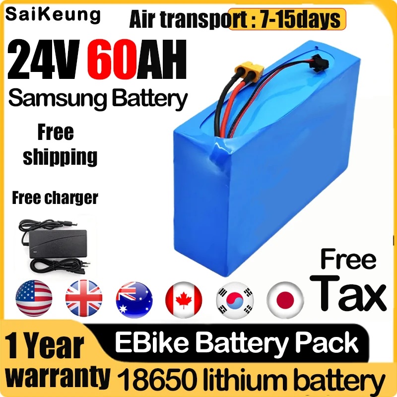 

E bike Elektrische fiets 24V 20 30 40 50ah 60ah battery bafang 750W 500W 350W 250W 200W electric bicycle lithium-ion Accu pack