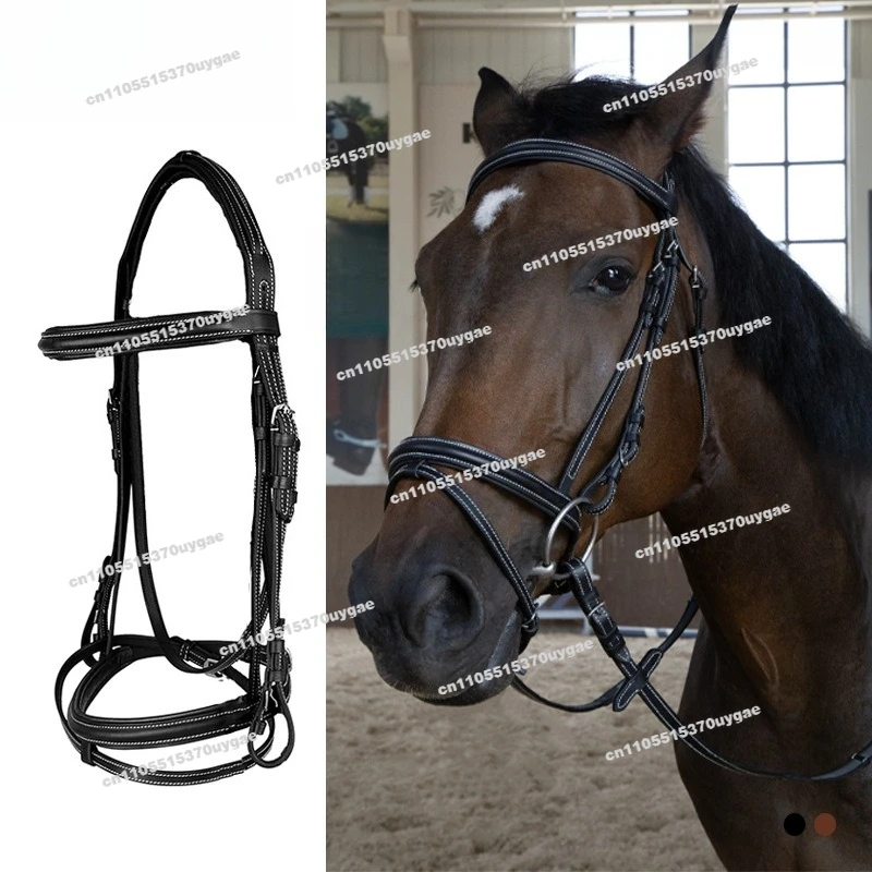 Cowhide Water Reins Classic Standard Equestrian Supplies Horse Equipment