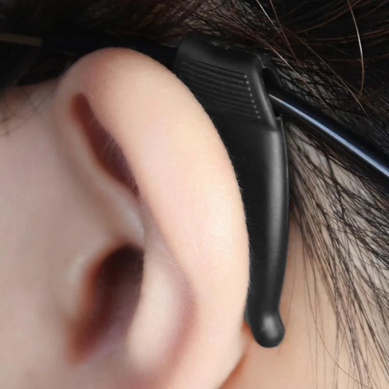 ●10 Pair Anti-slip Silicone Ear Grip Glasses Eyeglasses Leg Ear Hook Stopper Bracket Fastener Accessories Temple Tip view 4