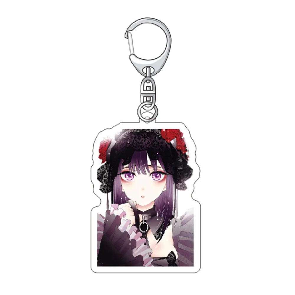 Anime My Dress-Up Darling Keychain Marin Kitagawa Wakana Gojo Key Chain Acrylic Model Plate Holder Birthday Prop Fans Gifts