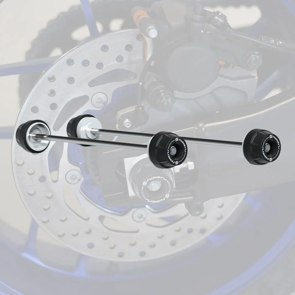 Motorcycle Wheel Axle Sliders For Yamaha YZF R6 2017-2026 Rear Front Wheel Fork Crash Protector Pad Swingarm Slider
