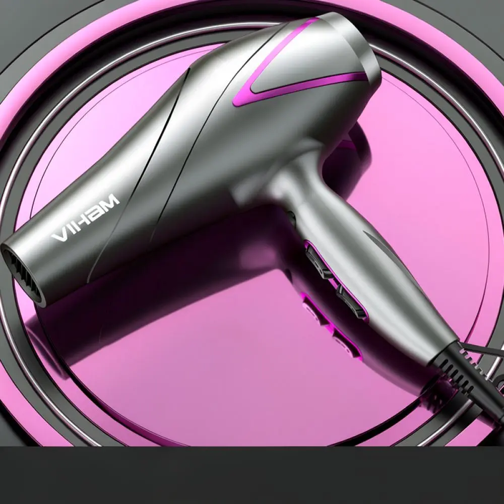 High Power Hair Care Blower Professional Salon Styling Dryer With Blue Light Function Fast Drying Hot Cold Settings