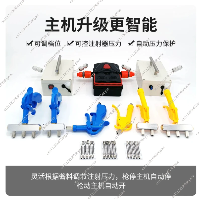 Electric Meat Injector Gun Pump, 65W High Pressure Automatic Marinade Injector for BBQ Lamb Leg Whole Rack Beef Poultry Bone-in