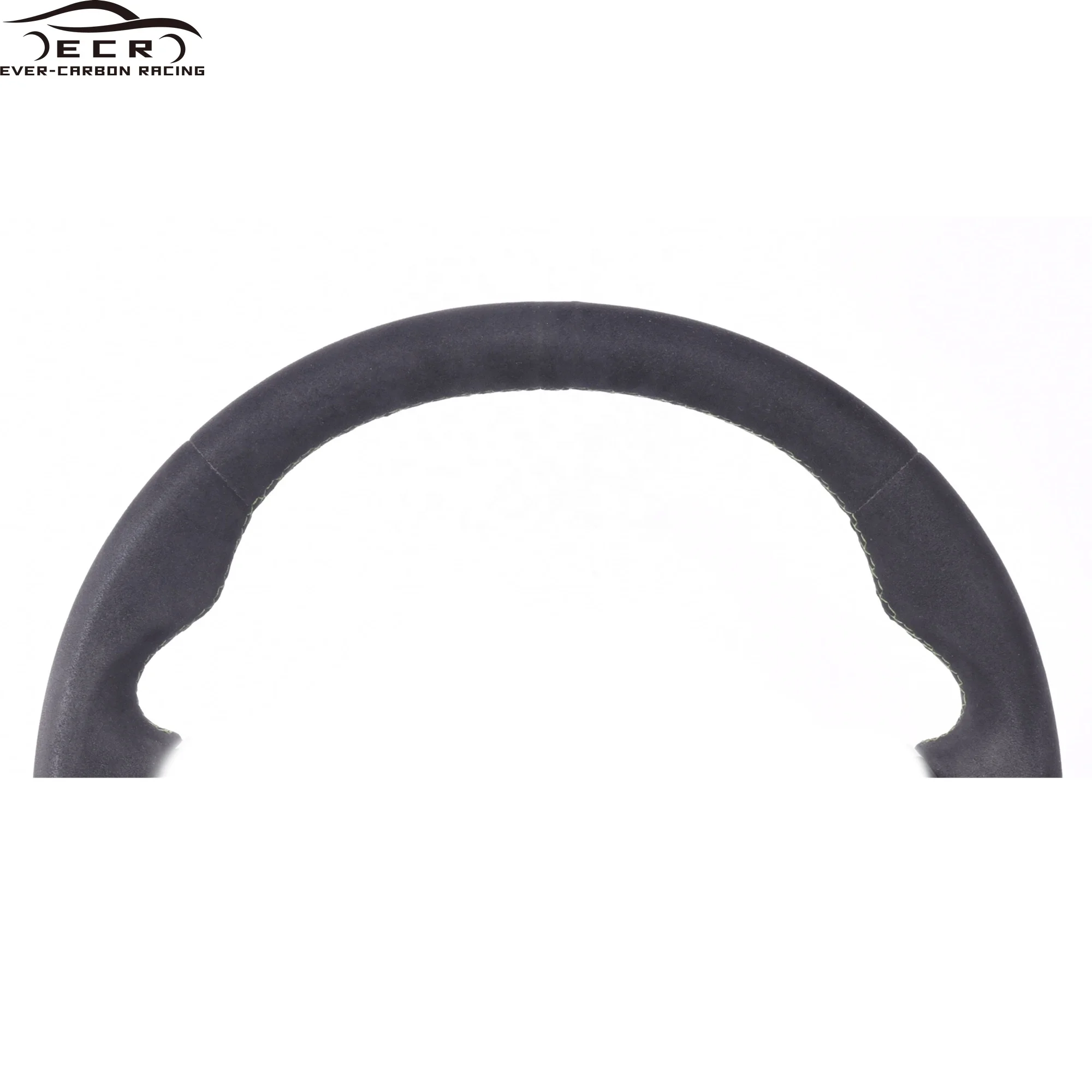 Ever-Carbon Racing ECR New Design Suede Leather Steering Wheel For Lamborghini Urraco Car Steering Wheel