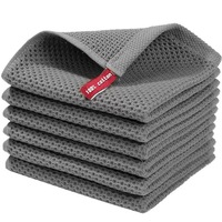 Cotton Towel Soft Absorbent Dishcloth Kitchen Dish Rags Honeycomb Breathable Face Wash Towel Household Cleaning Cloth Wash Cloth