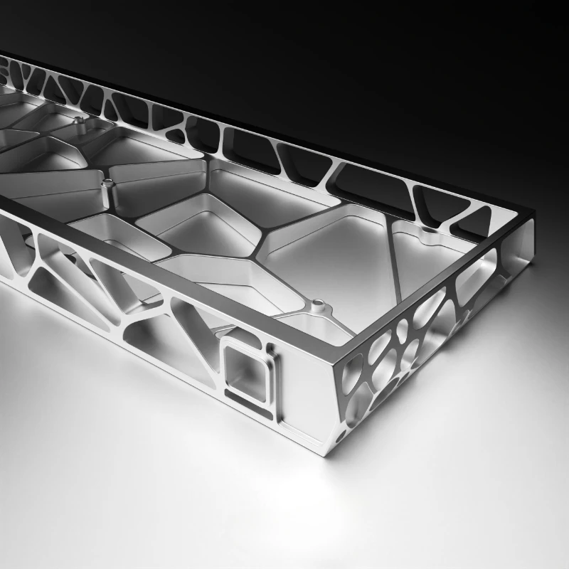 

Чехол для клавиатуры Holy60, 60% изготовленный на заказ алюминиевый полый чехол с ЧПУ для Wooting GH60 Hm60 Rakka Sora60 MAD60, корпус игровой клавиатуры, подарки для ПК