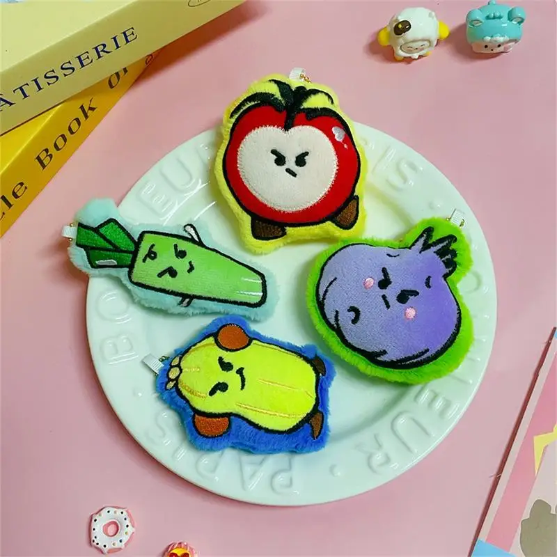 

Sweet Vegetable Soft Toy Keychain Pendant Backpack Charms Pair Keyring Children's Gifts
