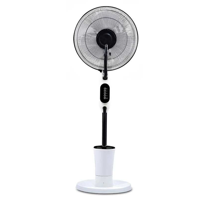 Hot Sale Water Spray Standing Fans with Remote Control 16 Inch Cooling Mist Fan